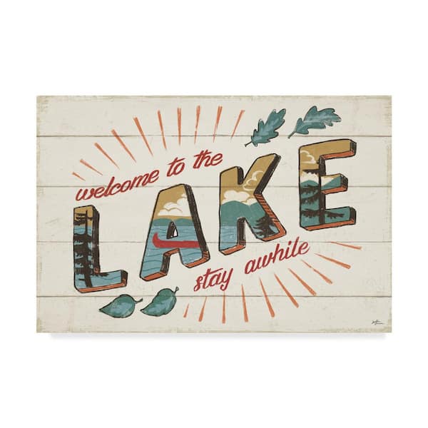 Trademark Fine Art Janelle Penner 'Vintage Lake I' Canvas Unframed Photography Wall Art 22 in. x 32 in.