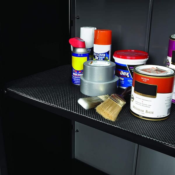 Con-Tact Brand Grip-N-Stick Black Shelf/Drawer Liner (Set of 6)