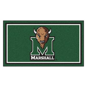NCAA Marshall University 3 ft. x 5 ft. Ultra Plush Area Rug
