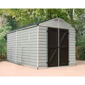 8 ft. W x 12.5 ft. D Plastic Storage Shed – Stylerk