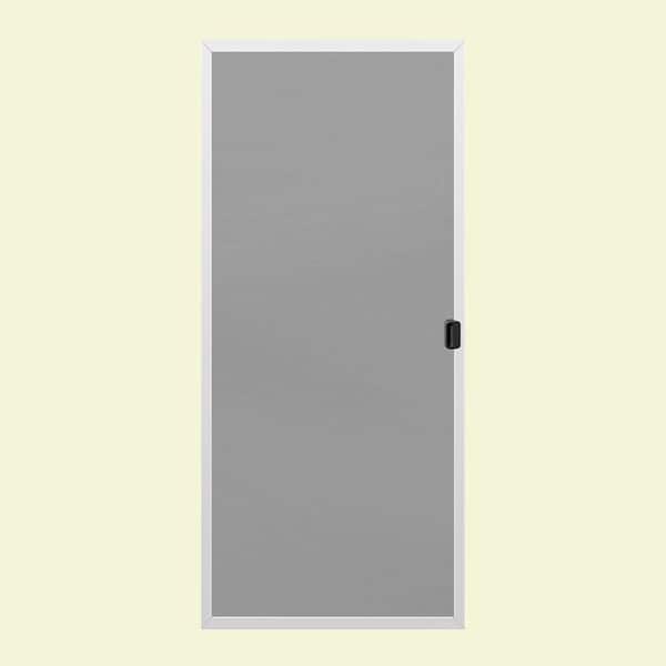 JELD-WEN 36 in. x 80 in. W-2500 Series White Painted Aluminum Right-Hand Sliding Patio Screen