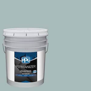5 gal. PPG1145-4 Blue Willow Flat Exterior Paint