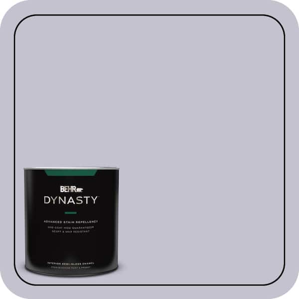 BEHR DYNASTY 1 qt. #MQ5-40 Satire One-Coat Hide Semi-Gloss Enamel Interior Stain-Blocking Paint & Primer