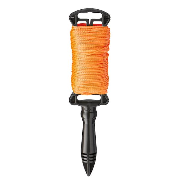 5-5/8 in. Line Levels Set with 250 ft. Orange Twisted Line with Reel (3-Piece)