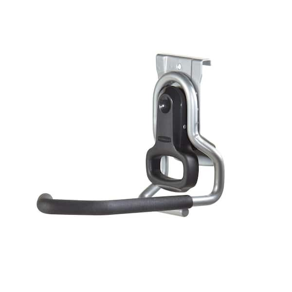 Rubbermaid FastTrack Black 1-Bike Vertical Garage Bike Wall Hook