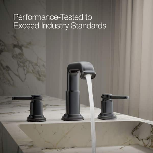 KOHLER Numista 8 in. Widespread Double Handle Bathroom Faucet in