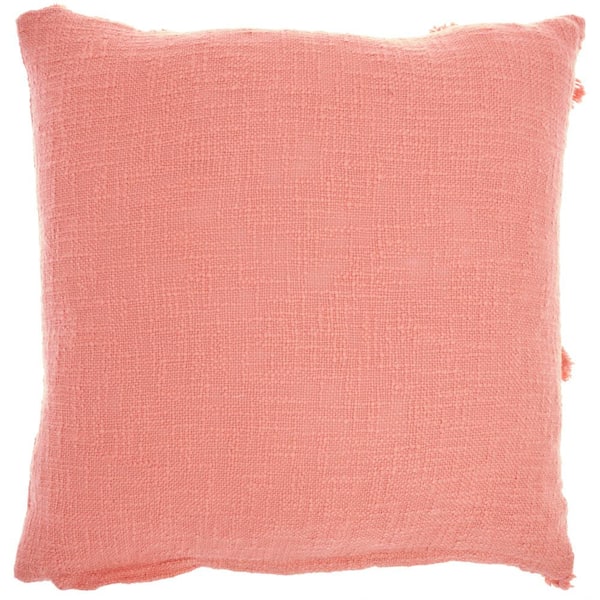 Coral pink hot sale throw pillows