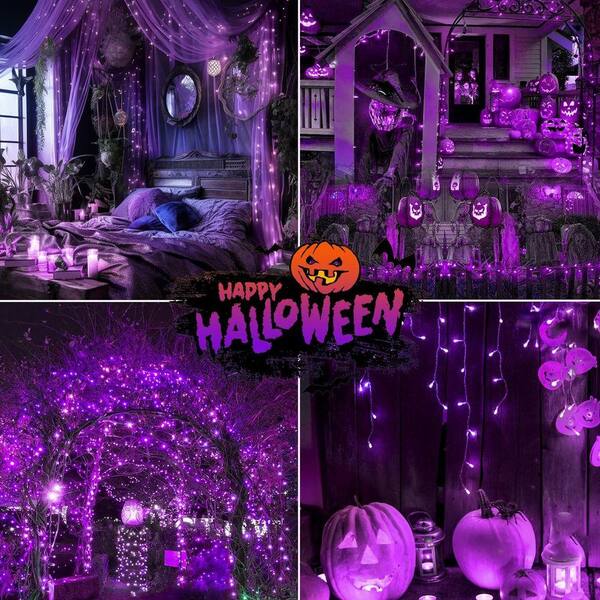 FAWEY TRED INC 66 ft. Purple String Lights Outdoor/Indoor, 200 LED