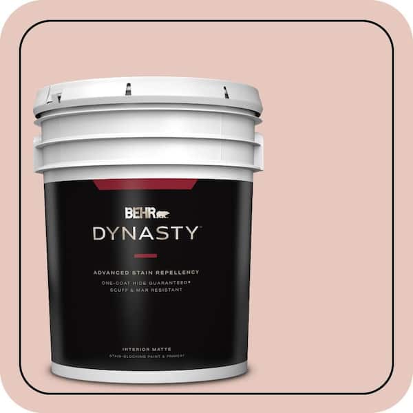 BEHR DYNASTY 5 gal. #210E-3 Almond Willow Matte Interior Stain-Blocking Paint & Primer