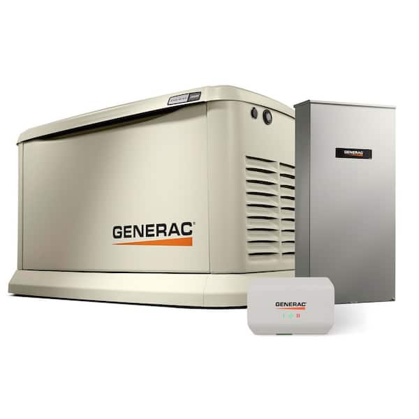 26,000 Watt Dual Fuel Whole House Generator with Smart Home Monitoring, 200-AMP Transfer Switch and HVAC Energy Manager