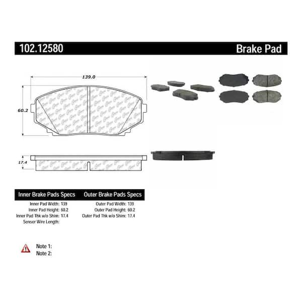 Centric Parts Disc Brake Pad Set