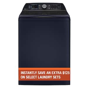 Profile 5.4 cu. ft. High-Efficiency Smart Top Load Washer in Sapphire Blue with Built-in Alexa Voice Assistant