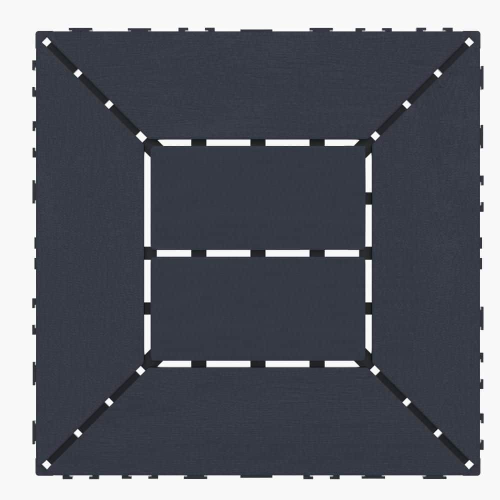 Pathway Tile Floor Paver 12 in x 12 in Plastic Interlocking Floor Tiles 0.8