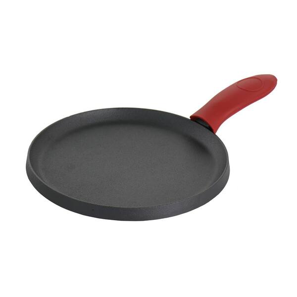 Megachef Pre-seasoned 6 Piece Cast Iron Skillet Set With Lids And
