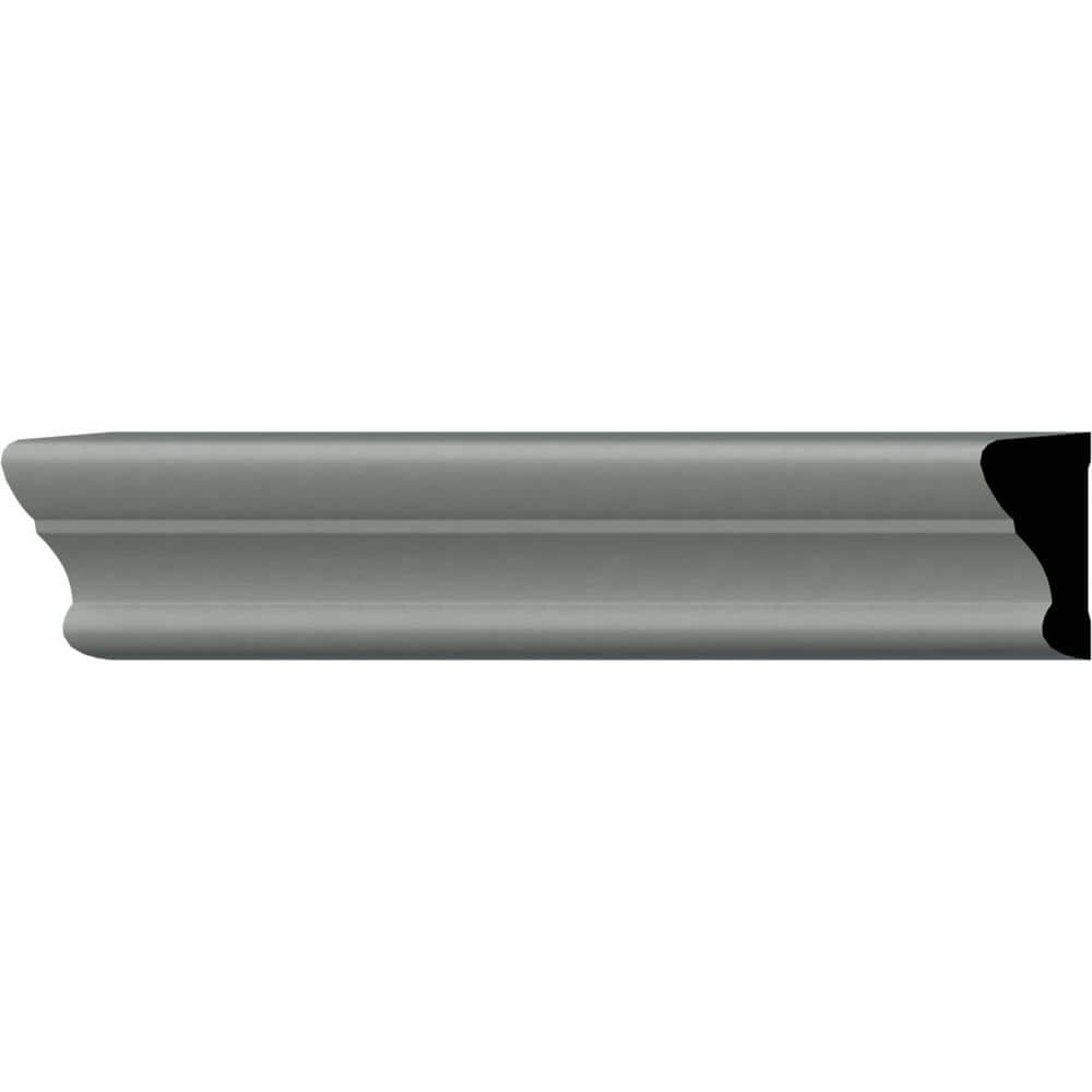 White Polyurethane Crown Panel Moulding, 94.5 Inches