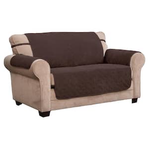 Home Details 75 in. x 110 in. Double Side Sofa Furniture Protector Cover  1682-CHOC-TAUPE - The Home Depot