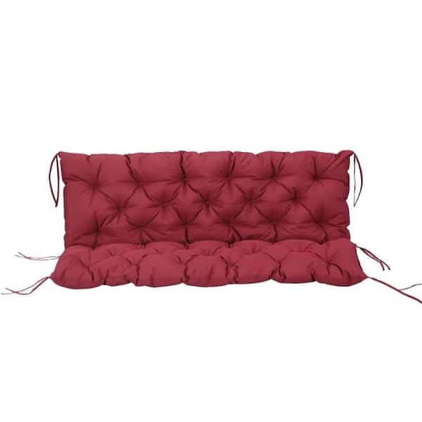 Patio Sofa 59 x 3.3 Replacement Outdoor Swing Cushion in Red