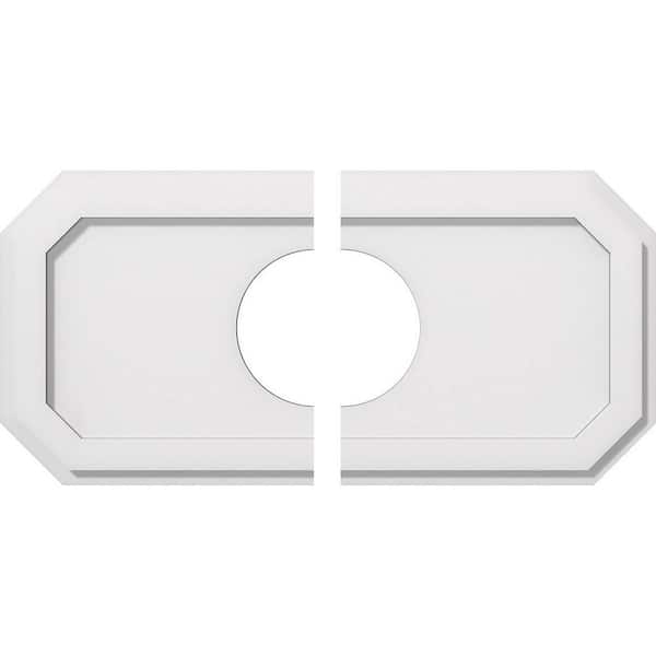 1 in. x 24 in. x 12 in PVC Medallion Moulding