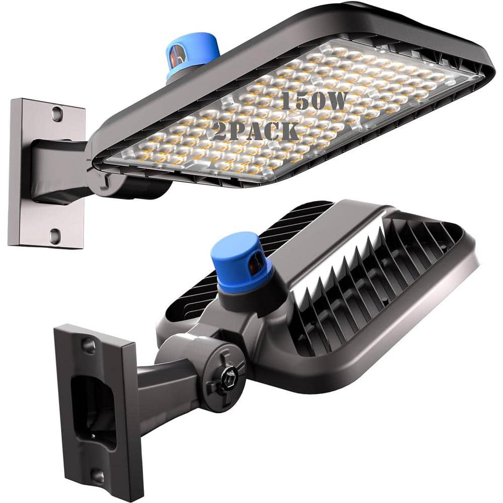 22500 Lumens Dusk to Dawn 150W LED Parking Lot Light, 600-Watt Equivalent A