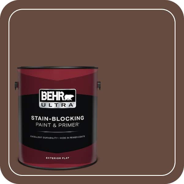 BEHR ULTRA 1 gal. #QE-16 Earth Chicory Flat Exterior Paint & Primer