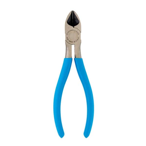 Channellock 6 in. Diag Cutting Plier, High Leverage 436 - The Home Depot