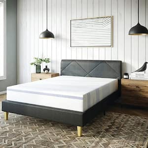 Medium Plush Gel Memory Foam 12 in. Bed-in-a-Box Mattress