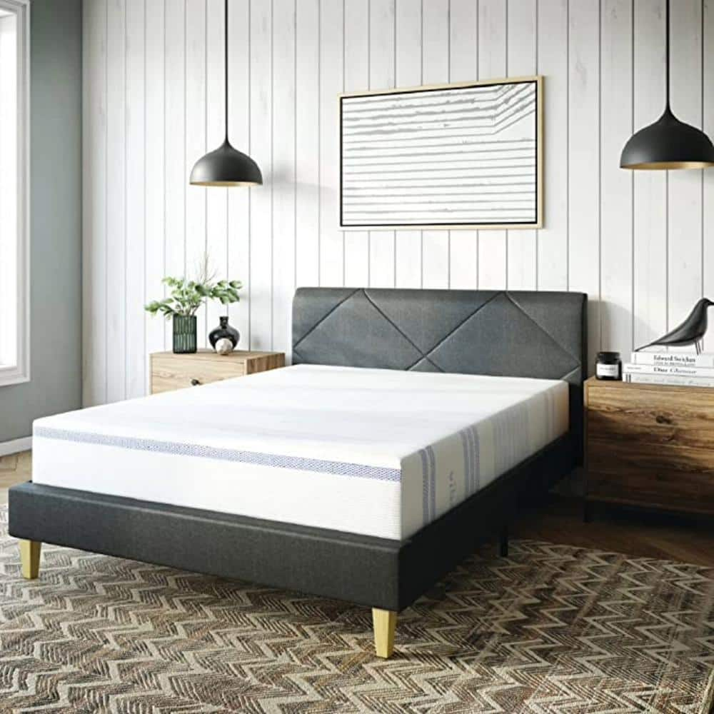 Vibe Medium Plush Gel Memory Foam 12 in. Bed-in-a-Box Mattress