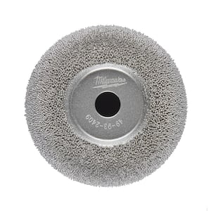 2-1/2 in. Flared Contour Low Speed Tire Buffing Wheel