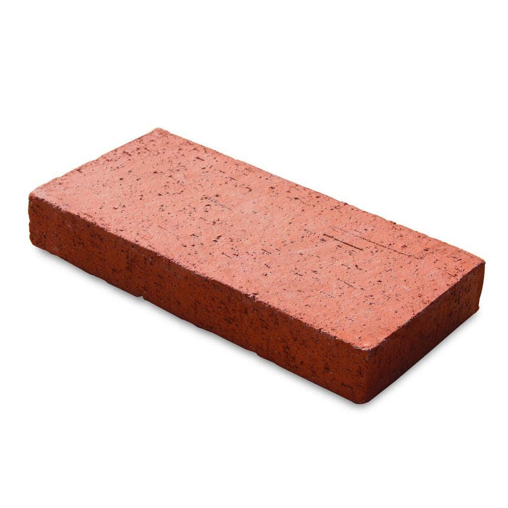 Traveler 11.5 in. x 5.5 in. x 1.63 in. Red Clay Paver