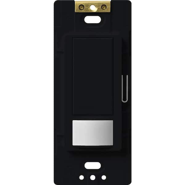 Lutron Maestro Dual Voltage Vacancy Sensor Switch, 6-Amp, Single-Pole/3-Way/Multi-Location, Midnight (MS-VPS6M2-DV-MN)