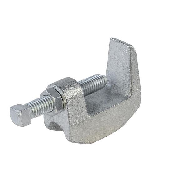 DMCT-C38-10 Junior Beam Wall Ceiling Mount Vertical Piping Support-Clamp For Copper, PVC Tubing, 3/8 In, Uncoated Steel (10 Pack), 10 Count