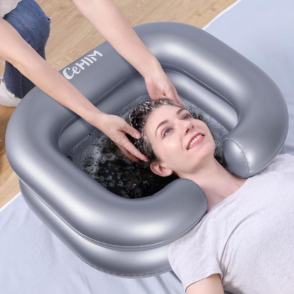 Inflatable shampoo basin Inflatable shampoo basin