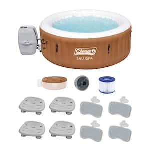 Miami 4-Person AirJet Hot Tub with 4 SaluSpa Seat and 4 Headrest Pillows