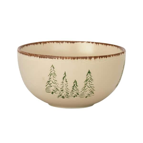 Rustic Retreat Tan Bowl (Set of 4)