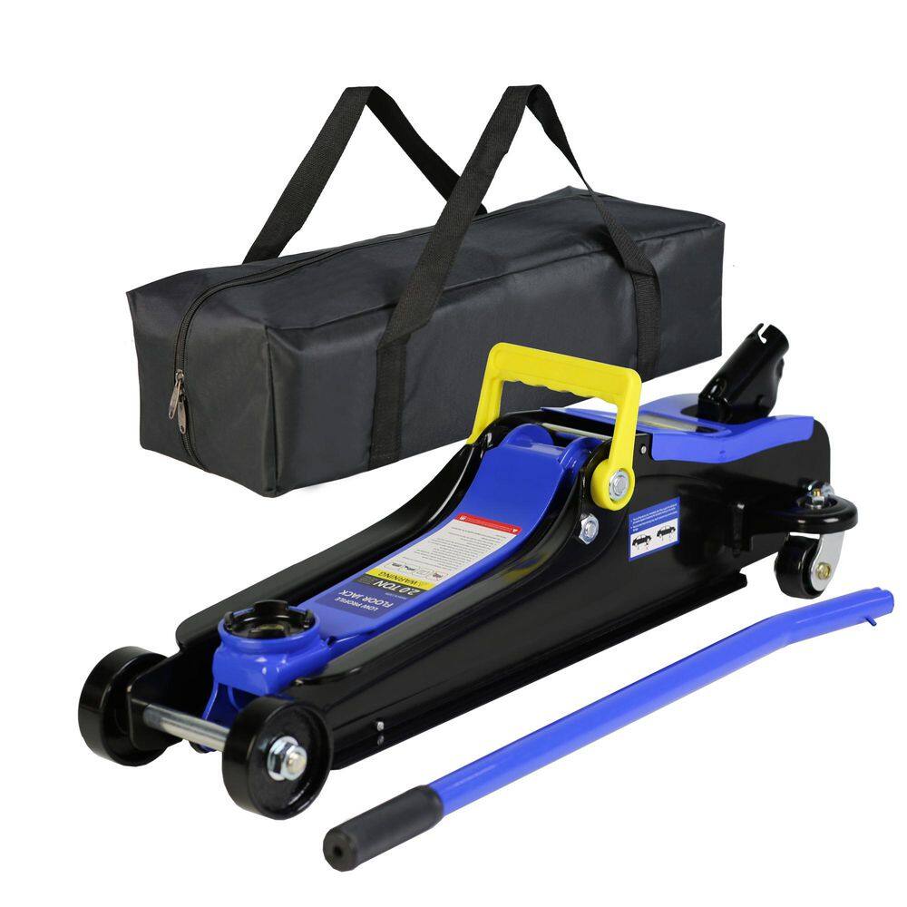 2-Ton Steel Low Profile Ground Blue Jack, 3.3 ft. to 15.2 ft. Lift Height, Equipped with Single Piston Quick Lift Pump price history on PriceWatchPro