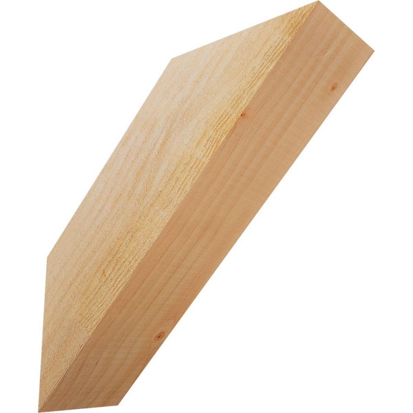 4 in. W x 12 in. D x 12 in. H Traditional Rough Sawn Knee Brace, Douglas Fir