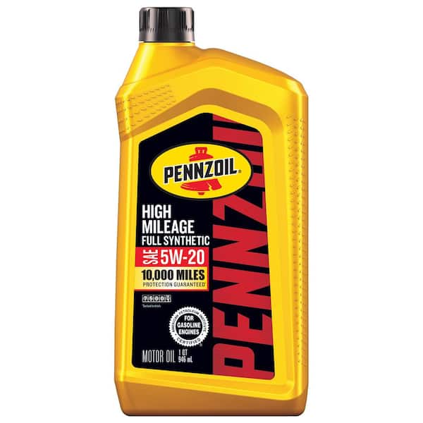 Full Synthetic High Mileage SAE 5W-20 Motor Oil 1 qt.