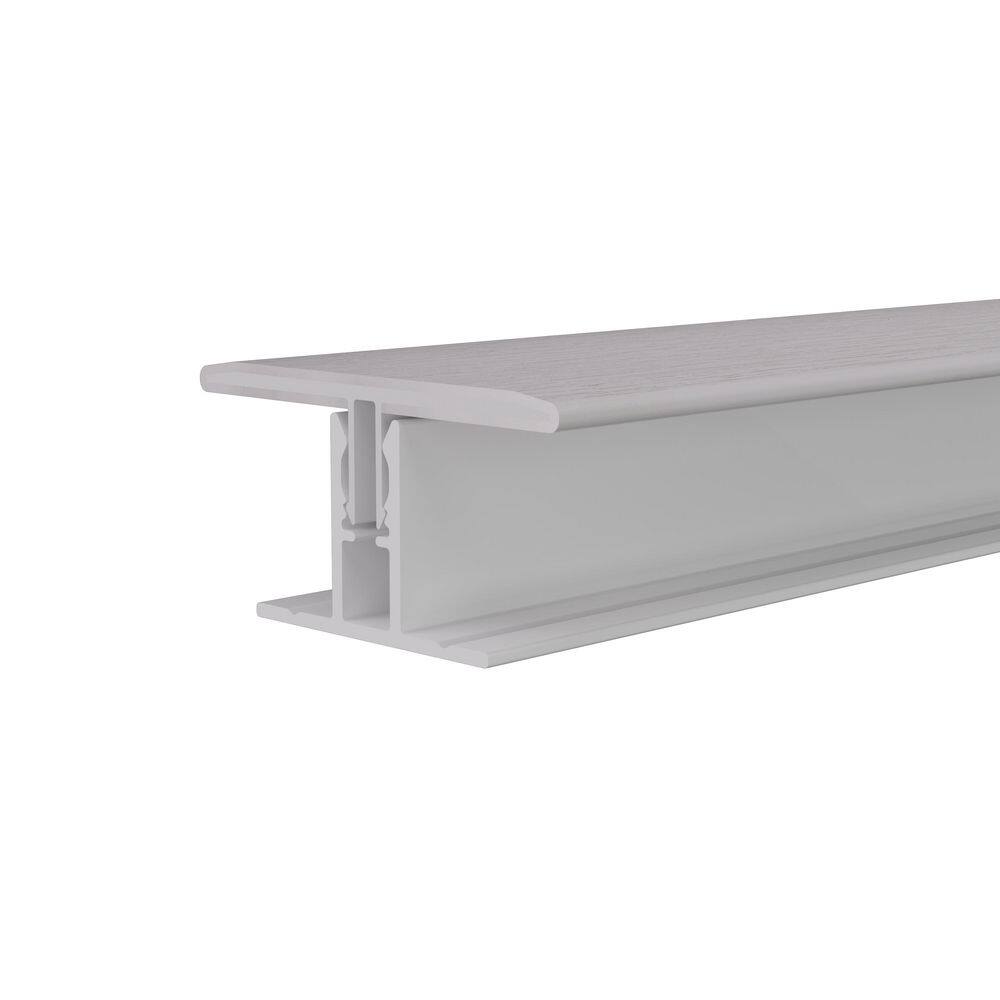 Alusions 1 in. x 2.19 in. x 8 ft. Icelandic Smoke White  Composite Aluminum H Trim Kit for .5 in. Board price history on PriceWatchPro