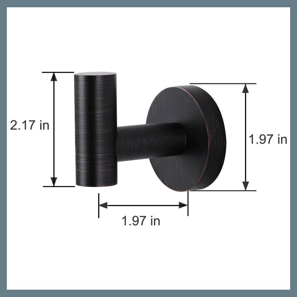 Oil Rubbed Bronze Stainless Steel Wall Mounted Towel Hooks