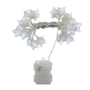 Battery Operated String Lights with 20 Distressed Stars