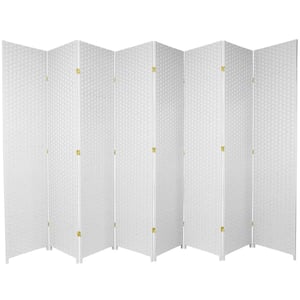 7 ft. White 8-Panel Room Divider