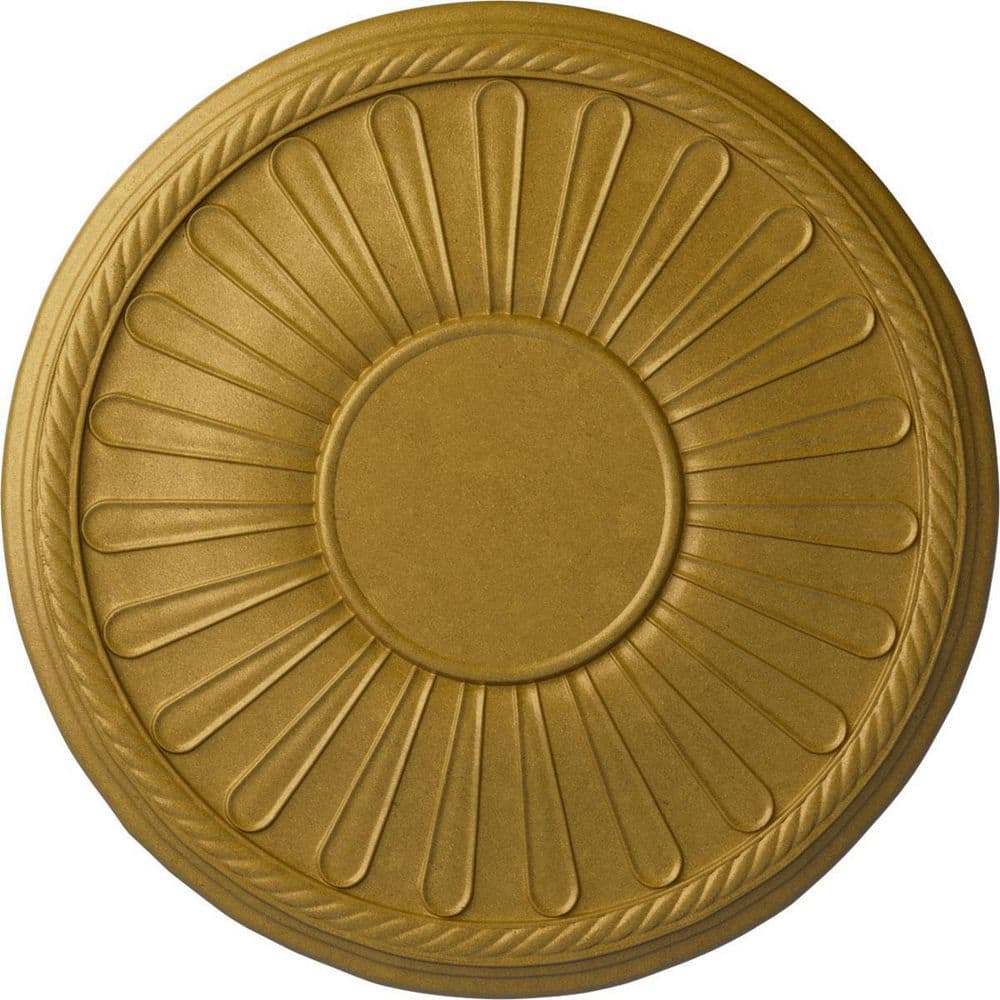 19-7/8 in. x 1-1/4 in. Leandros Urethane Ceiling Medallion (Fits Canopies upto 6-3/8 in.), Pharaohs Gold price history on PriceWatchPro