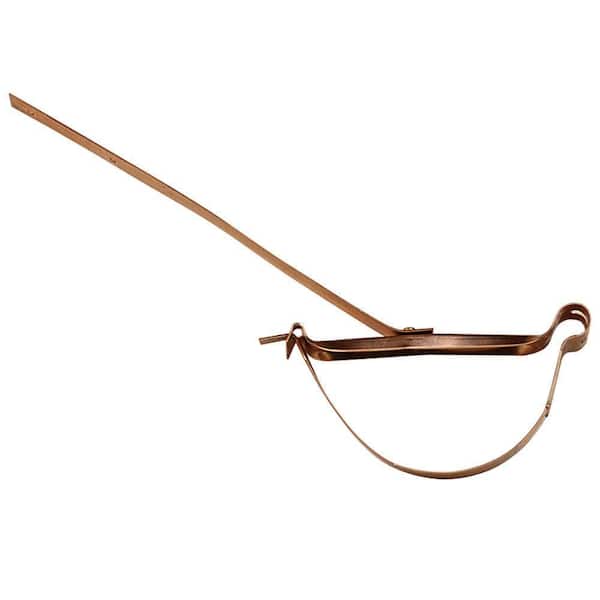 Amerimax Home Products DISCONTINUED 6 in. Half Round Copper Rival Strap Hanger