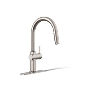KOHLER Clarus Single Handle Pull Down Sprayer Kitchen Faucet in