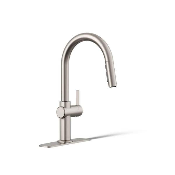 Clarus Touchless Single Handle Pull Down Sprayer Kitchen Faucet in Vibrant Stainless