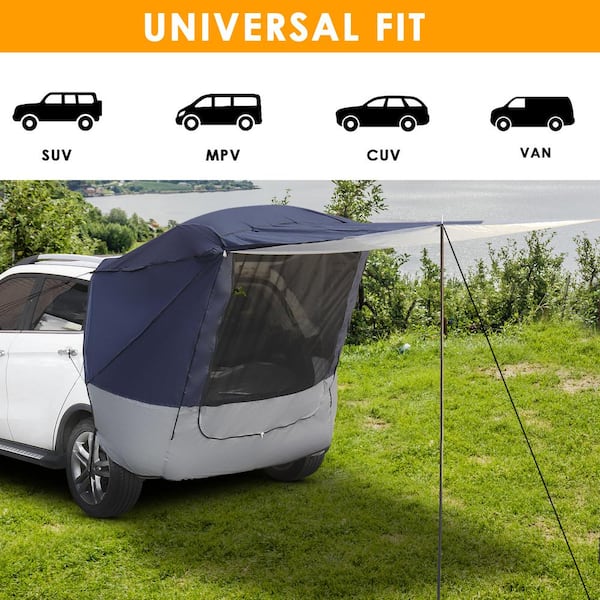 Winado 4-Person SUV Camping Tent Car Tent Travel Shelter Navy Blue