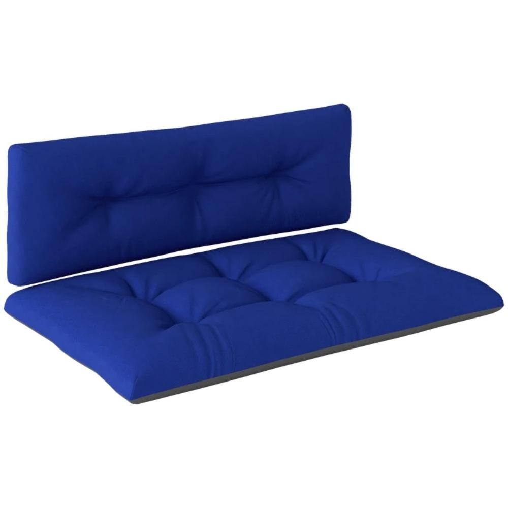 47.2 in. x 30.3 in. Blue Splash and Fade Resistant Outdoor 2 Thick Replacement Cushions price history on PriceWatchPro