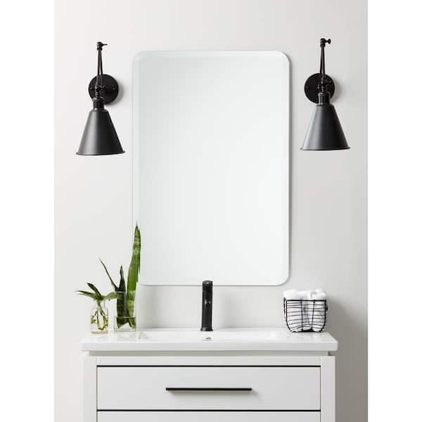 Streamline Rounded Edge Wall Mirror - 24W x 36H