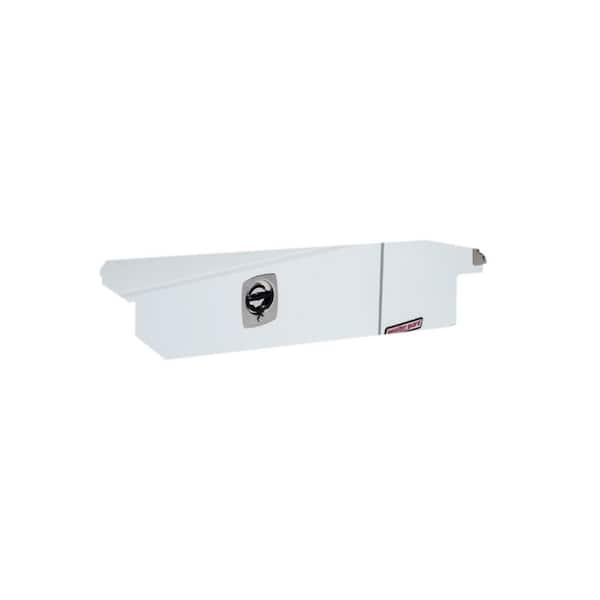 96.25 in. White Steel Full Size Top Mount Truck Tool Box