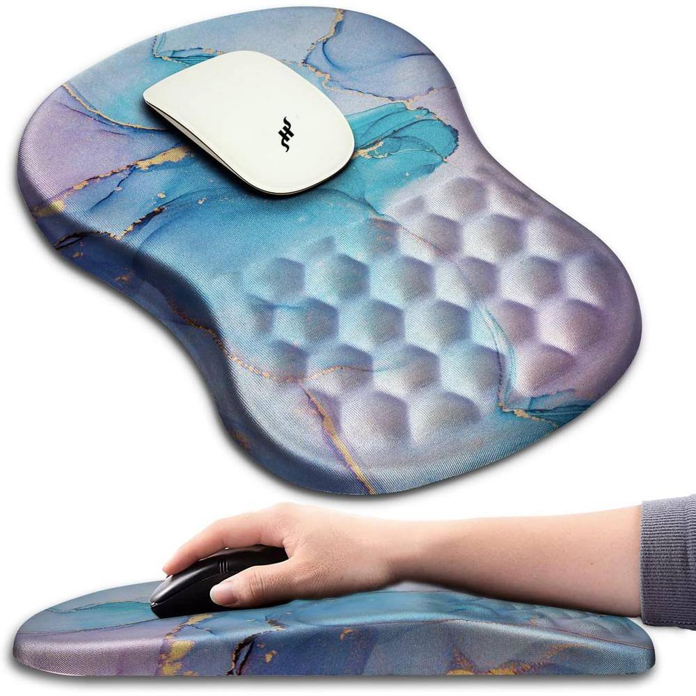 Etokfoks Ergonomic Mouse Pad Wrist Support with Massage Design for